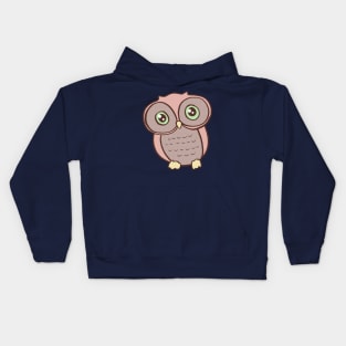 Pink Owl Hears You Kids Hoodie